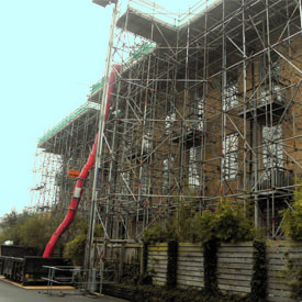 Domestic Scaffolding Roofing Works The Telephone Exchange